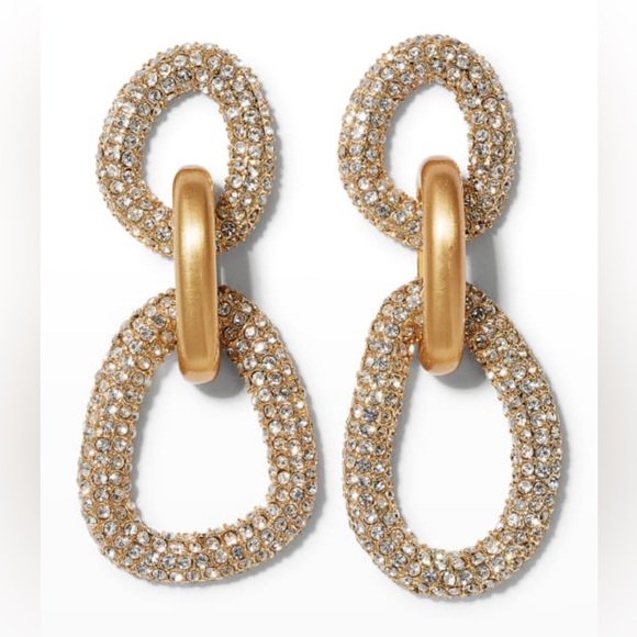 CULT GAIA
Reyes Crystal-Embellished Chain Drop Earrings - Picture 4 of 10